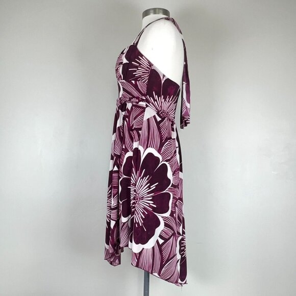 Trixxi Dress Women L Baby Doll Halter Top Floral Y2K‎ Hippie Easter Prom Formal - Picture 10 of 16